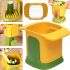 Подрібнювач для овочів Vegetable Chopper 2 в 1 кухонна Ручна овочерізка з двома змінними насадками для нарізки картоплі на скибочки і кубики