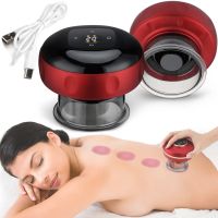 Vacuum jar for anti-cellulite massage Cupping Massage Instrument LY-313 vacuum lymphatic drainage body massager with heating jars