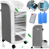Портативный напольный кондиционер Domotec MS-1628 60W с пультом, контейнером для льда на 4 л для увлажнения и очистки воздуха
