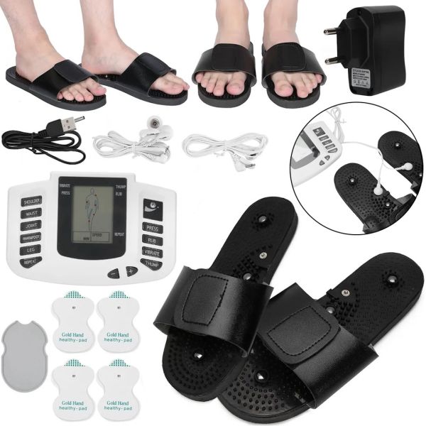 Electronic pulse massager Hailitech JR-309 multifunctional myostimulator for pain relief of the whole body 4 modes of operation from the JR309A network