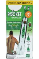 Массажная ручка с 3 насадками головками для терапии Rocket Pain Relief Pen 3 в 1 импульсный ручной акупунктурный массажер для снятия боли всего тела