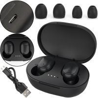 Беспроводные Bluetooth наушники Xiaomi Redmi AirDots A6S Black TWS сенсорные наушники-гарнитура с шумоподавлением, микрофоном, Черные в кейсе блютуз