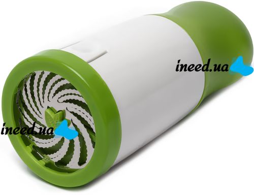 Ручний подрібнювач для свіжої зелені Herb Grinder ручна механічна млин для спецій і сушених трав з регульованим рівнем помелу Зелена