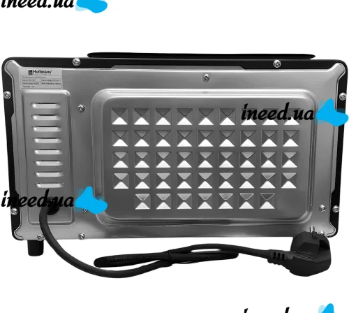 Мини электропечь Hoffmans HM-748 800W 12л настольная электрическая духовка с таймером и механическим управлением температур до 250 градусов от сети