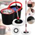 Комплект швабра с турбо отжимом и ведром Spin Mop 360 10 л набор для уборки и мытья пола Magic Mop телескопическая швабра с насадкой из микрофибры