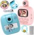 Детская камера мгновенной печати Digital Print Camera A19 Bluetooth термопринтер для фото, фотоаппарат полароид на аккумуляторе от 3-х лет USB M4
