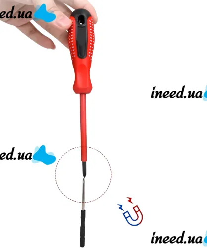 Набор диэлектрических отверток Screwdriver Set 7653 7 предметов, ручной комплект инструментов с диэлектрическим покрытием в чехле для защиты от тока