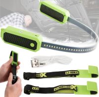 Підсвічування для капота автомобіля Emergency Light Strip m3 Світлодіодна гнучка LED стрічка з ременями світильник на акумуляторі в авто для гаража
