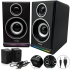 Wired Computer Speakers Jedel S-578 2.0 6W Stereo RGB Speaker with Volume Control, Backlit Speaker for PC and Laptop from USB