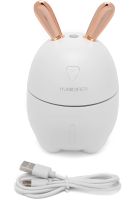 Зволожувач повітря нічник Зайчик Rabbit Humidifier Y-105 200 мл ультразвуковий настільний очищувач дифузор з LED підсвічуванням USB Air Purifier