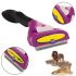 Furminator 6.8 cm for combing the undercoat of dogs and cats, FURminator Brush for cleaning animal fur 6.8 cm with a button, Cat grooming Brush
