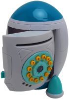 Дитяча електронна скарбничка сейф Ракета Rockets Money Box 852a купюроприймач з кодовим замком і відбитком пальця для купюр і монет на батарейках