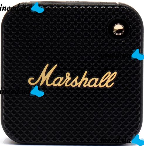 Marshall Willen BT Portable Speaker Wireless Waterproof Bluetooth Speaker Retro Style USB for Android IOS Black