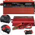 Автомобильный инвертор V-TEK VDK-4000W 12V-220V С LED-экраном и usb разъемом, Авто преобразователь напряжения тока от прикуривателя и аккумулятора