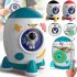Children's electronic Piggy Bank Safe Rocket Rockets Money Box 852A bill acceptor with combination lock and fingerprint for bills and coins on batteries