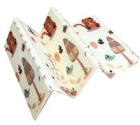 Children's double-sided educational Folding Thermo Mat Zoo Height Meter 180x200x1 cm, Thermal mat, Play mat with height measurement for children