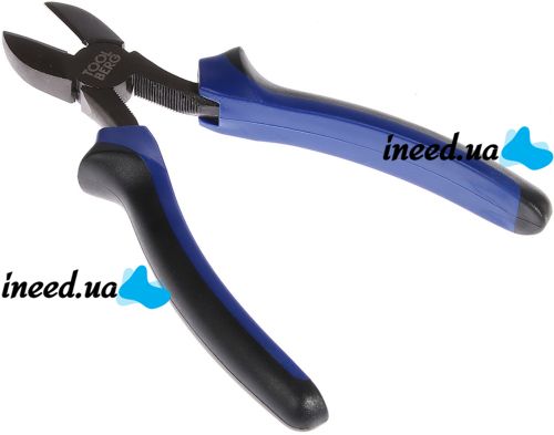 Tool Berg Side Cutters for cutting metal products 160 mm Side Diagonal Wire Cutters for cutting wires, cables and shells Blue