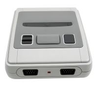 Portable retro gaming console Dendy 620 games Dendy 8 Bit Super Mini SFC, Children's 8 bit console with two joysticks and built-in games Grey