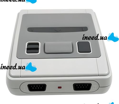 Portable retro gaming console Dendy 620 games Dendy 8 Bit Super Mini SFC, Children's 8 bit console with two joysticks and built-in games Grey