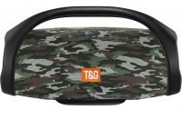 Large Wireless Music Speaker T&G Booms Box Big Camouflage with Handle, Portable Bluetooth Speaker in Boombox Style USB AUX for Android IOS