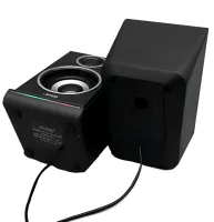Wired Computer Speakers Jedel S-578 2.0 6W Stereo RGB Speaker with Volume Control, Backlit Speaker for PC and Laptop from USB