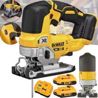 Аккумуляторный электролобзик DeWalt DCS331B 20V 2AH для фигурной резки дерева и металла с 2 аккумуляторами, Беспроводная лобзиковая пила Деволт