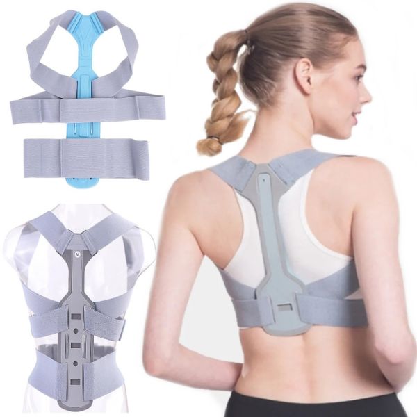 Фиксирующий корректор правильной осанки Invisible Pose Cion Belt, Корсет для коррекции и выравнивания спины и плеч, бандаж, жилет на липучках Серый