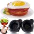 Набор форм для выпечки запекания бекона 2шт Perfect Bacon Bowl cъедобная тарелка, Форма для приготовления съедобной тарелки из бекона Черная