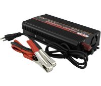 Автомобільний перетворювач інвертор UKC UPS-1800A 12V-230V 1800W автоперетворювач напруги струму AC/DC від мережі та акумулятора 12В 230В
