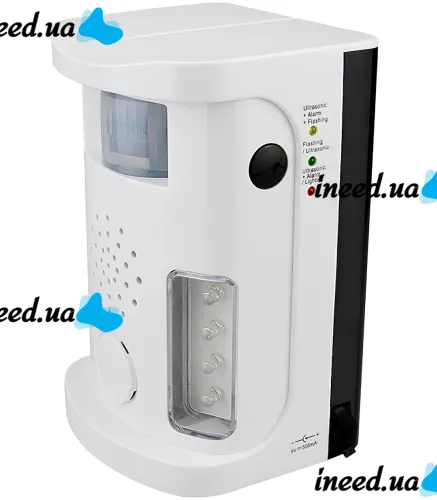 Багатофункціональний відлякувач тварин Pest Repeller Aosio AN-B010 ультразвуковий пристрій з індикатором і датчиком руху від мережі
