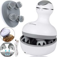 Беспроводной водонепроницаемый массажер Smart Scalp Massager ST-701 для головы, шеи и плеч Аккумуляторный массажер для кошек и собак Verte-X 3D Белый
