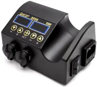 Thermo-air soldering station JCD 8898 2in1 80W soldering iron and 750W thermofan with temperature control and display for SMD soldering and electronics repair.
