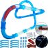 Racing Pipeline Track Chariots Speed Pipes R131942 37 parts with a car for children , Children's flexible car track Luminous racing in a pipe with a remote control