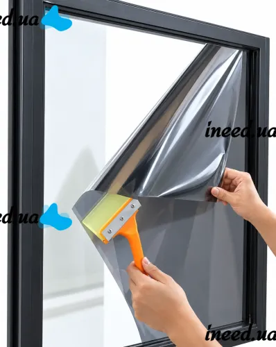 Proffilms Silver PS-40 Self-Adhesive Window Tint Film, 3 m x 60 cm, for sun protection; sun-blocking window film, 300 x 60 cm