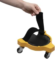 Knee Blades 1603 protective roller kneepads for construction work, knee protection with swivel wheels for flooring repairs