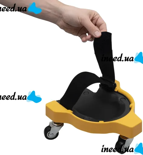 Knee Blades 1603 protective roller kneepads for construction work, knee protection with swivel wheels for flooring repairs