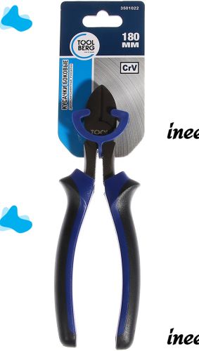 Tool Berg Side Cutters for cutting metal products 160 mm Side Diagonal Wire Cutters for cutting wires, cables and shells Blue