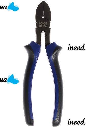 Tool Berg Side Cutters for cutting metal products 160 mm Side Diagonal Wire Cutters for cutting wires, cables and shells Blue