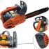Gasoline chain saw HAINA H-3500 3.9 l.s. 30cm tire for pruning trees and sawing firewood, Electric saw 42 cm3 chainsaw for one hand Orange