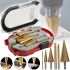 Set of Satra S-SDS6 step taper drill bits 6 pieces 4-32 mm set of titanium coated metal cutters for drill and screwdriver in a case