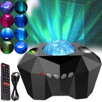 Проектор зоряного неба Аврора Dream Aurora Star lights AC6923 світлодіодний RGB LED нічник з Bluetooth колонкою, таймером і пультом ДУ AND AA10-7