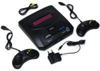 Sega Mega Drive 2 16bit 368 Games Video Game Console with 2 Wireless Joysticks, Sega Mega Drive Wireless Console for AV HDMI TV 
