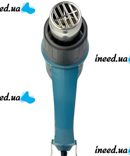 Промисловий мережевий фен Makita HG5030K 1600W з 4 насадками 2 режими для пайки зняття фарби і термоусадки, тепловий будівельний фен від мережі