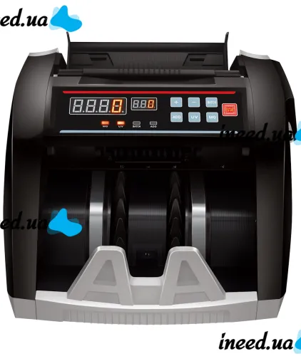 Bill Counter MG-5800 counting machine for counting and checking banknotes with ultraviolet and magnetic currency detector, banknote counter with filling machine
