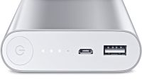 Портативное зарядное устройство Xiaomi MI Power Bank 20800 mAh внешний аккумулятор, зарядка для телефона IOS Android повербанк 2.1А USB Серебристый