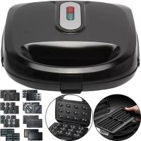 Electric Sandwich Maker, Sandwich Maker Opera OP-910 3000W with 8 removable grill, waffle maker, nut maker with non-stick coating