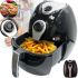 Aerofryer multi-oven Domotec Airfryer Ms-3220 4.5L with the function of an aerogrill for cooking without oil 1300W, Oil-free fryer Black