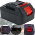 Universal Additional Battery for Cordless Chainsaw Li-on 24V 2Ah Black Electric Tools, Replaceable 24V Rechargeable Battery