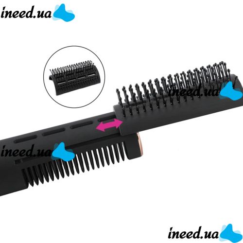 Фен щітка випрямляч VGR V-490 Hair Dryerhot Air Comb для сушіння й укладання будь-якого типу волосся гарячим повітрям 2 в 1, Стайлер гребінець 1200W