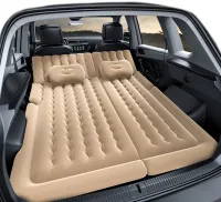 Car Travel Bed AND 5337 Inflatable Car Mattress AND 5337 Double Rear Seat Mattress 174x126 cm Car Bed with Pump and Pillows